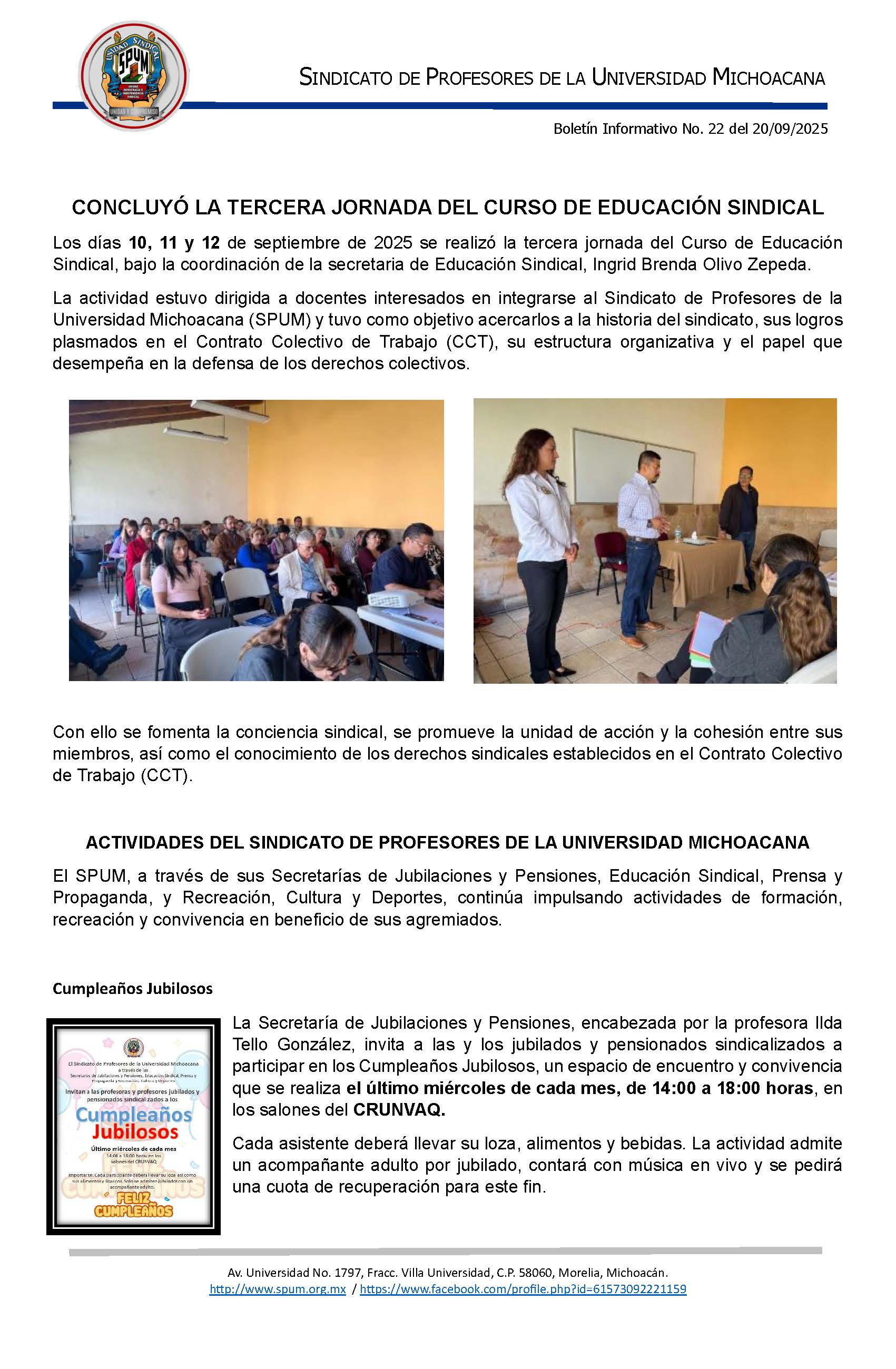 Boletín Informativo No. 22