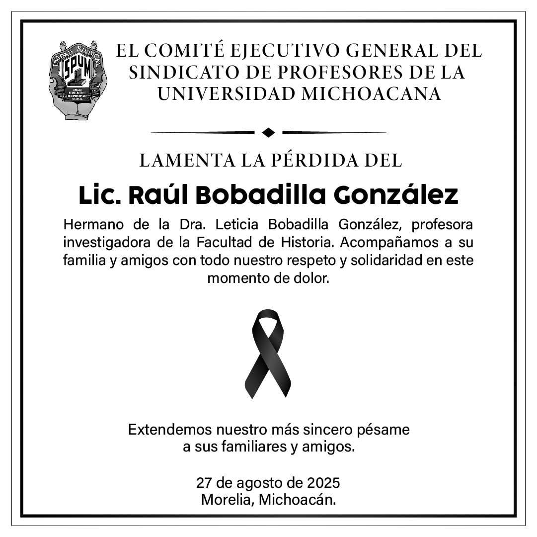 Lic. Raúl Bobadilla González